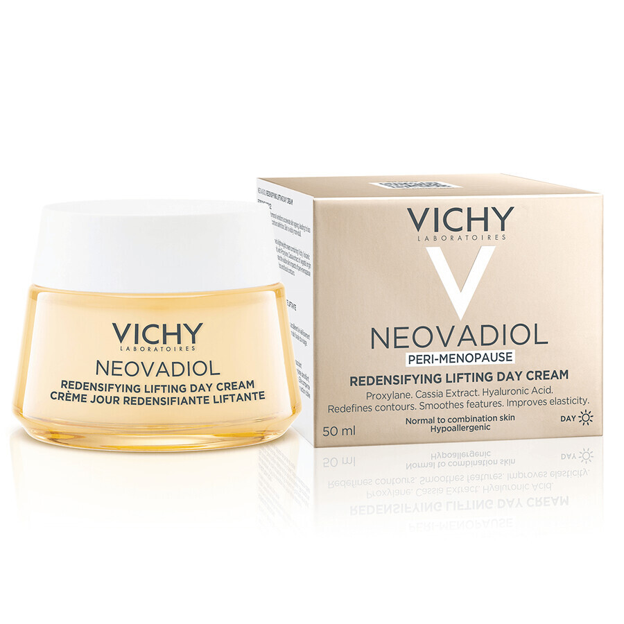 Vichy Neovadiol Crème de jour à effet repulpant et redensifiant pour peaux normales à mixtes Péri-ménopause, 50 ml