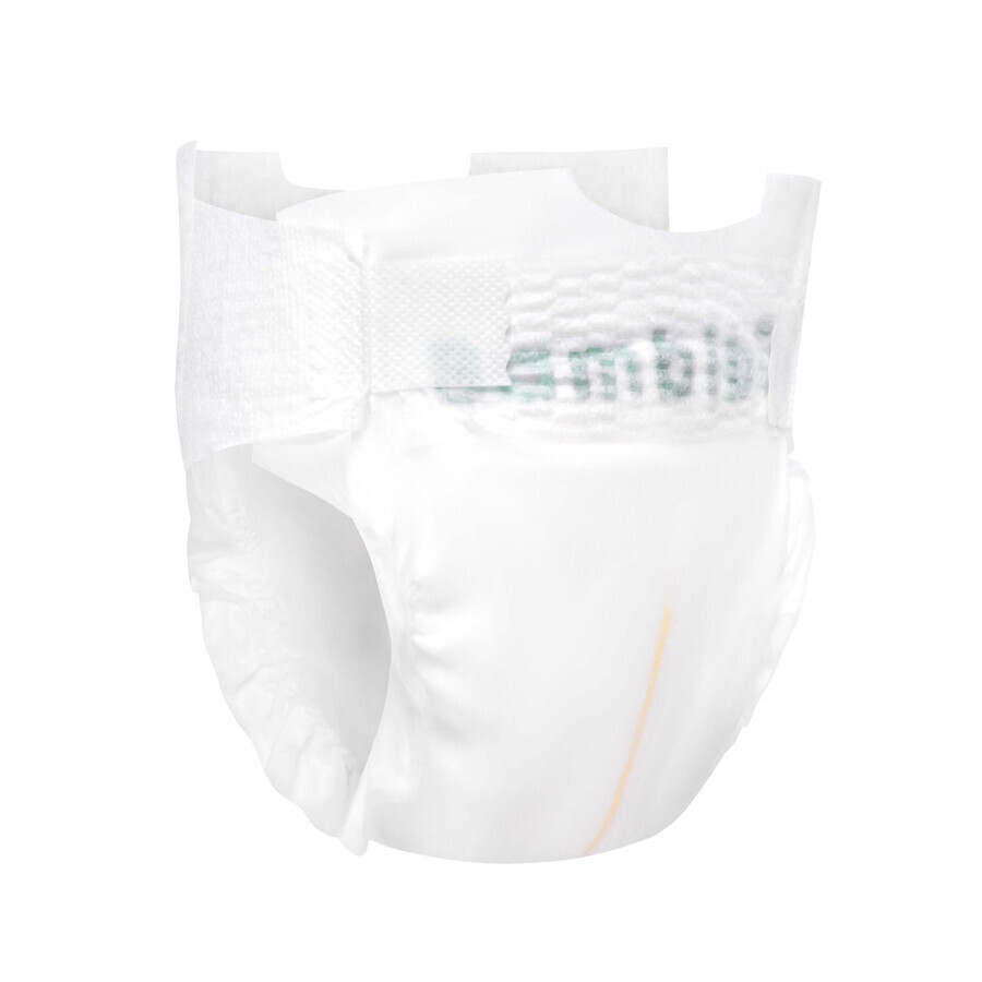 Bambiboo Cottonwear, pañales desechables de algodón orgánico, Recién nacido, talla 1, 2-4 kg, 28 piezas