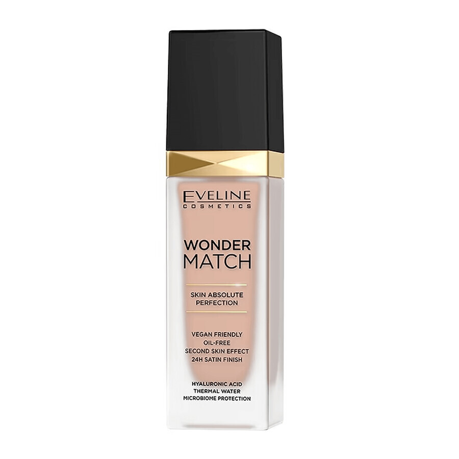 Eveline Cosmetics Wonder Match, luxury foundation, no. 35 Sunny Beige, 30 ml