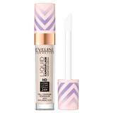 Eveline Cosmetics Liquid Camuflage, waterproof concealer met hyaluronzuur, Nr. 01, Licht porselein, 7 ml