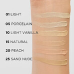 Eveline Cosmetics Wonder Match, vloeibare concealer, nr. 25 zand nude, 7 ml