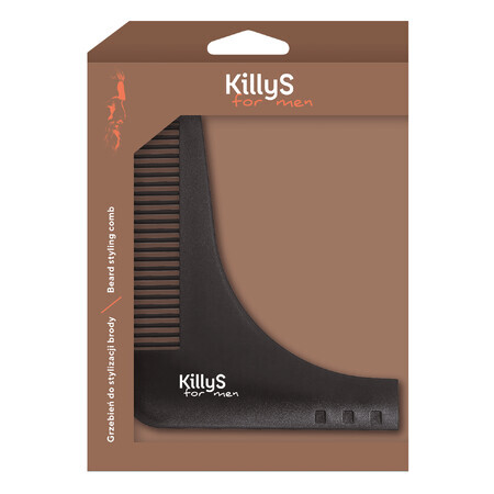 KillyS For Men, peine de plástico para peinar la barba