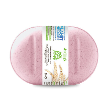 KillyS Eco-Friendly Wheat Straw Biodegradable Soap Dish, Pink, 1 Pc