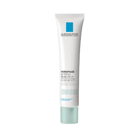 La Roche-Posay Hydraphase HA UV intensive Feuchtigkeitscreme mit UV-Filter, SPF 25, 40 ml