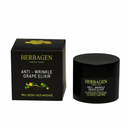 Crema elisir d'uva con effetto antirughe, 50g, Herbagen