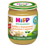 HiPP Fruit and Cereals Bio, apple with banana, coconut and oats, after 5 months, 160 g