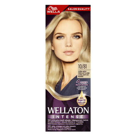 Wellaton Intense, intensive coloring cream, 10/81 ultra light gray blonde, 110 ml