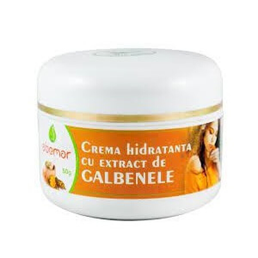 Crema hidratanta cu extract de galbenele, 50 g, Abemar