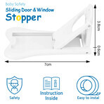 Sipo, safety device for sliding doors, 2 pieces