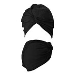 Anwen Wrap It Up, turbante per capelli, nero, 1 pezzo