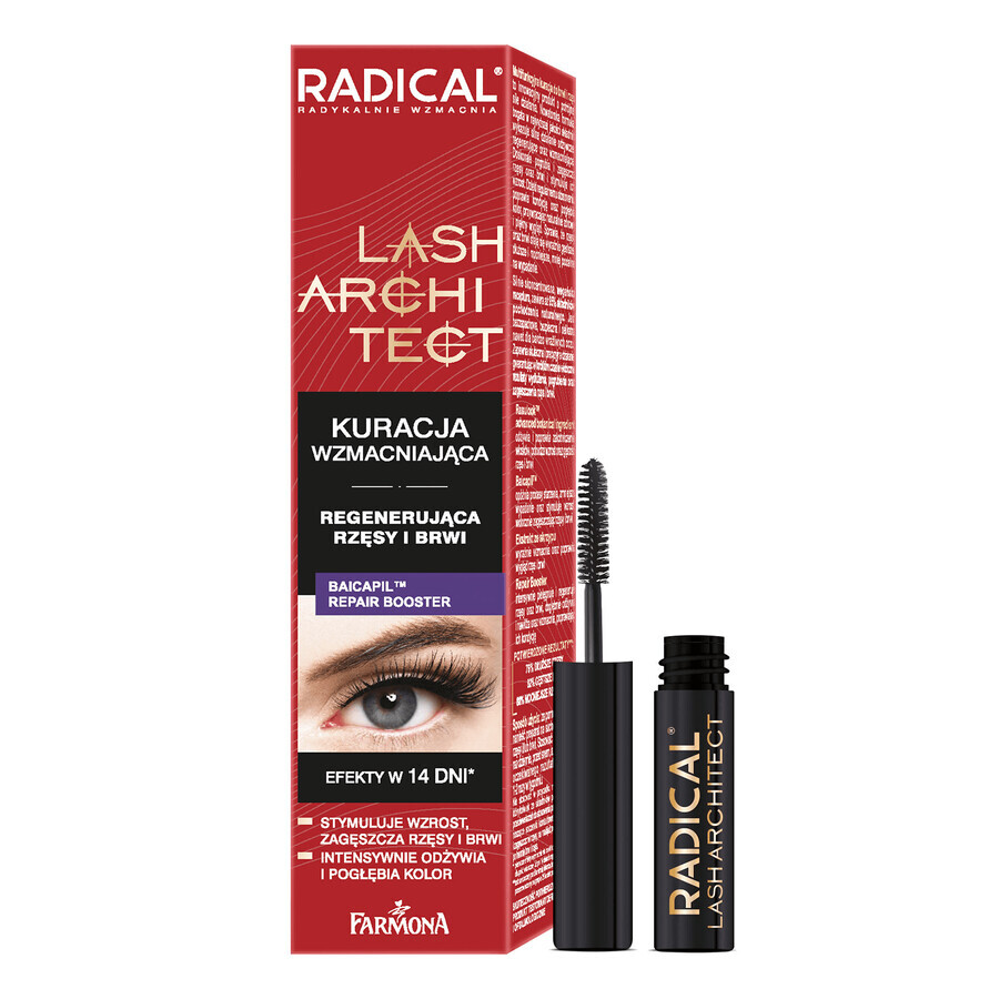 Farmona Radical Lash Architect, strengthening and regeneration treatment for eyelashes and eyebrows, 5 ml