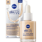 Nivea Hyaluron Cellular Filler 3in1, serum-primer, natuurlijke kleur, 30 ml