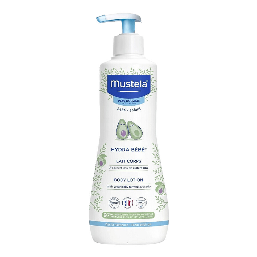 Mustela underwear set, washing gel, 500 ml + body milk, 300 ml + changing cream 75 ml + wet wipes, 60 pieces