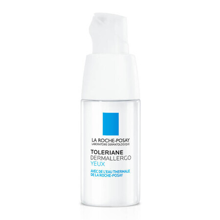 La Roche-Posay Toleriane Dermallergo Feuchtigkeitsspendende, beruhigende und reparierende Augencreme, 20 ml