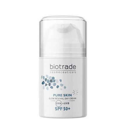 Biotrade Pure Skin Day Brightening Cream with Niacinamide and Hyaluronic Acid SPF 50, 50 ml