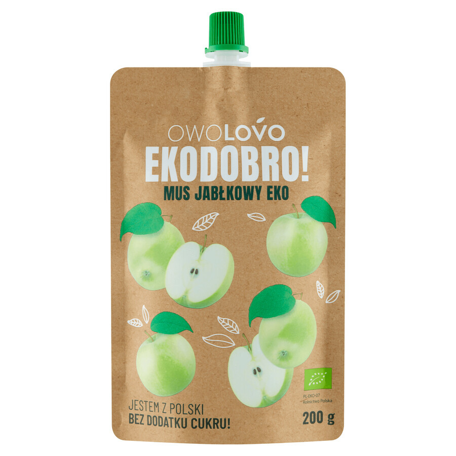 Owolovo Ekodobro! Eko appelmousse in tube, 200 g