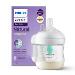 Avent Natural Response, fles met responsieve speen, met AirFree-ventiel, debiet 2, SCY670/01, vanaf de geboorte, 125 ml 