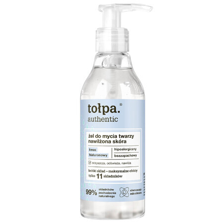 Tolpa Authentic, Hydraterende Reinigingsgel, 195 ml