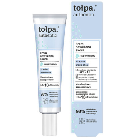 Tolpa Authentic, gezichtscrème Gehydrateerde huid, super rijk, 40 ml