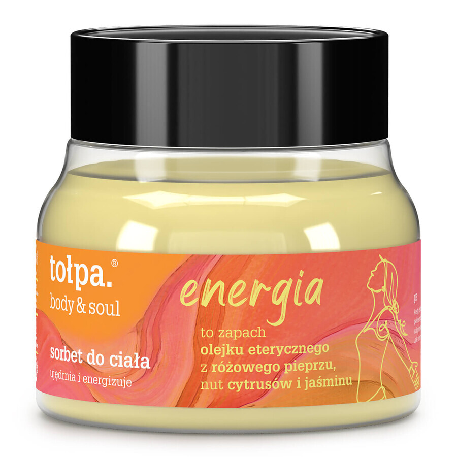 Tolpa Body &amp; Soul Energy, sorbet pentru corp, 250 ml