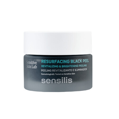 Sensilis Skin Delight Black Peel, revitalizing black exfoliant, 50 g