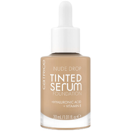 Catrice Nude Drop tinted serum foundation, moisturizing serum foundation, 030C, 30ml