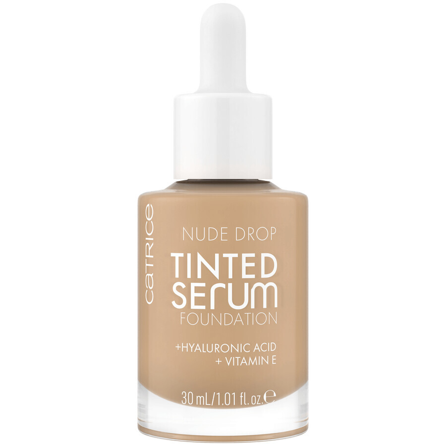 Catrice Nude Drop tinted serum foundation, moisturizing serum foundation, 030C, 30ml