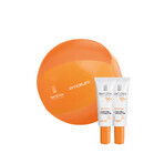 Set Iwostin Solecrin, BB cream, piele sensibilă, SPF 50+, 2 x 30 ml + minge de plajă gratuită