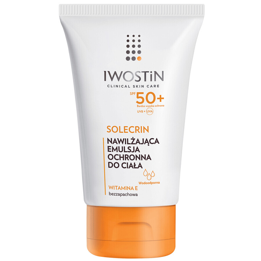 Iwostin Solecrin set, émulsion protectrice, SPF 50+, 2 x 100 ml + ballon de plage gratuit