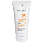 Iwostin Solecrin Sensitive set, émulsion protectrice SPF 50, peau sensible, 2 x 100 ml + ballon de plage gratuit