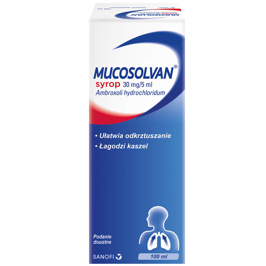 Mucosolvan 30 mg/5 ml, siroop, 100 ml