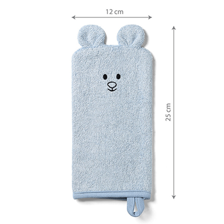 BabyOno, bamboe badmat, blauw, 1 stuk