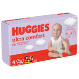 Huggies Ultra Comfort, diapers, Disney, size 4, 7-18 kg, Mega, 66 pieces