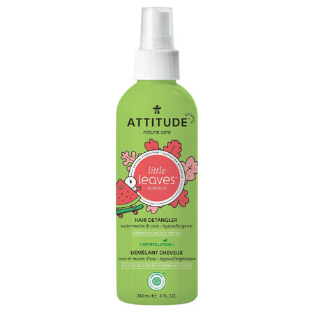 Attitude Natural Care, Watermelon Coconut Detangling Spray, 240 ml