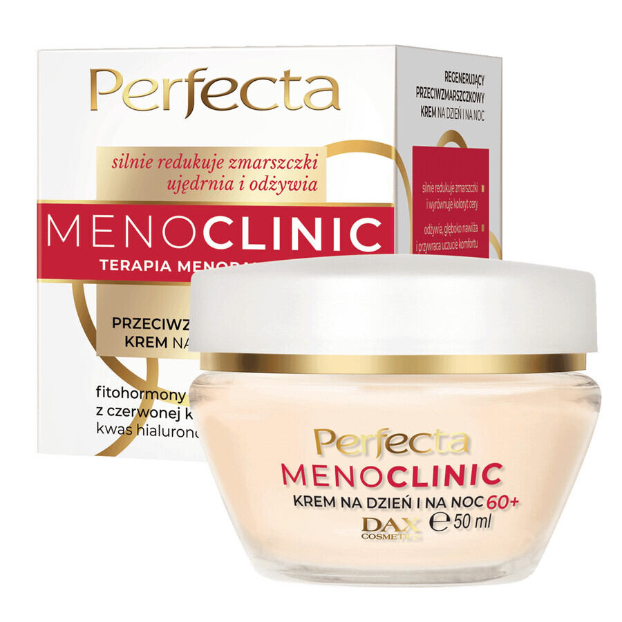 Perfecta Menoclinic, regenerierende Anti-Falten-Gesichtscreme 60+, Tag und Nacht, 50 ml