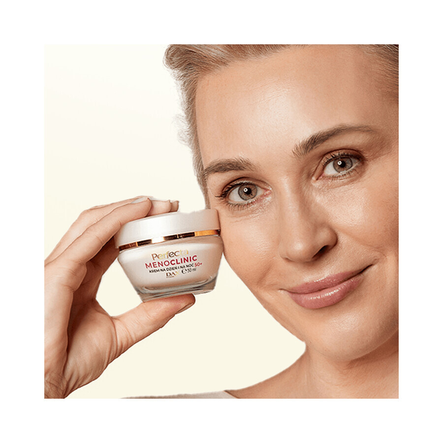 Perfecta Menoclinic, regenerierende Anti-Falten-Gesichtscreme 60+, Tag und Nacht, 50 ml