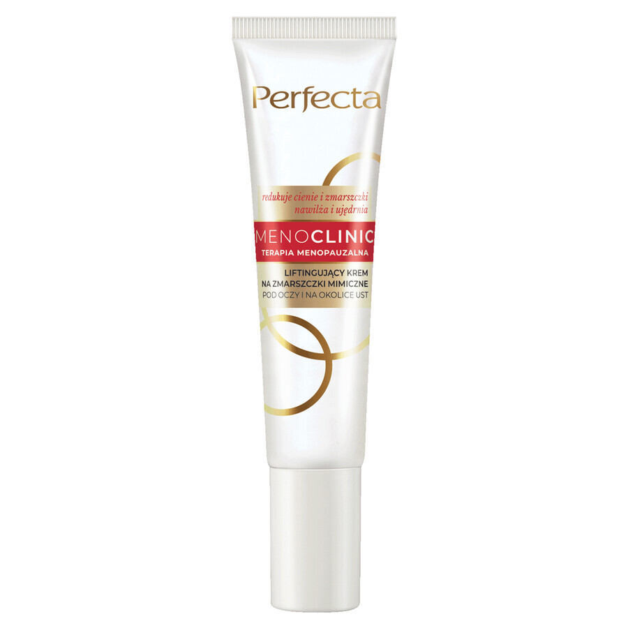 Perfecta Menoclinic, cremă de lifting pentru ridurile faciale de sub ochi și din jurul gurii, 15 ml