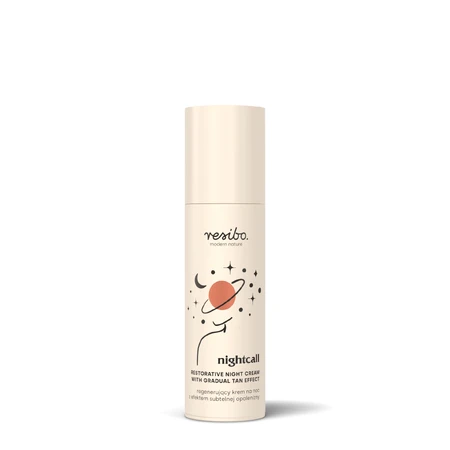 Resibo Nightcall, regenererende nachtcrème met subtiel bruiningseffect, 50 ml