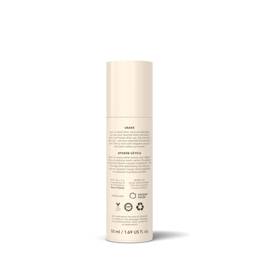 Resibo Nightcall, regenererende nachtcrème met subtiel bruiningseffect, 50 ml