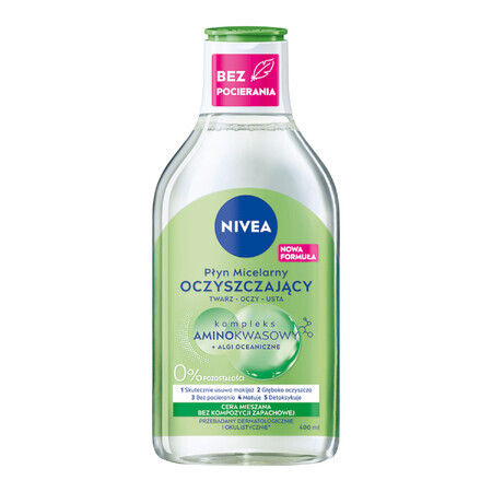 Nivea Loțiune micelară de curățare, piele mixtă, 400 ml