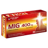 MIG 400 mg, 20 comprimidos recubiertos con película