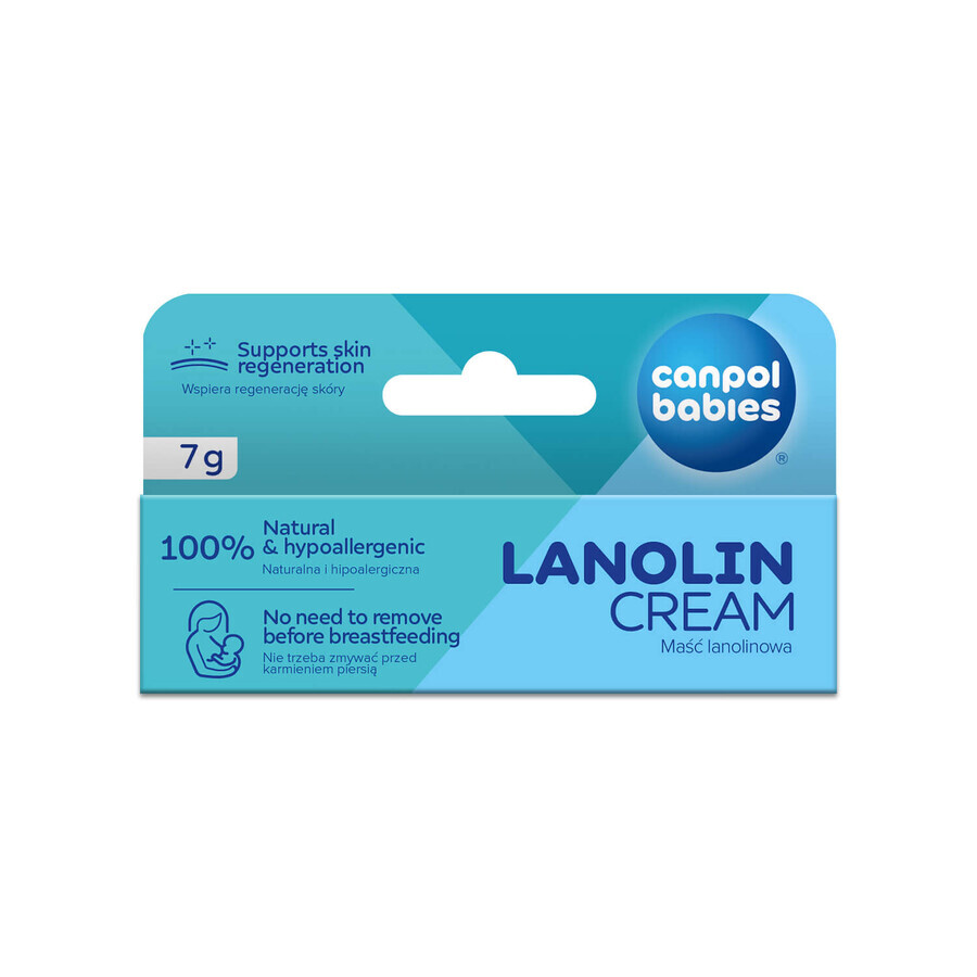 Canpol Babies, lanolinezalf voor tepels, 7 g