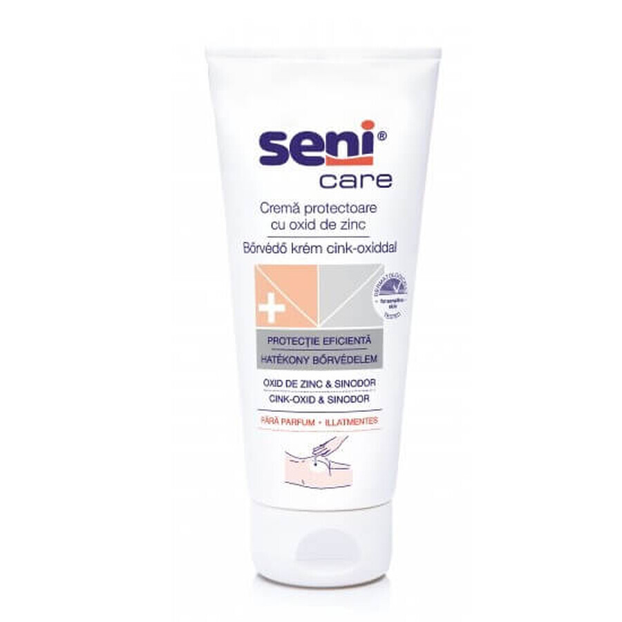 Protective cream with zinc oxide without fragrance, 100 ml, Seni Care