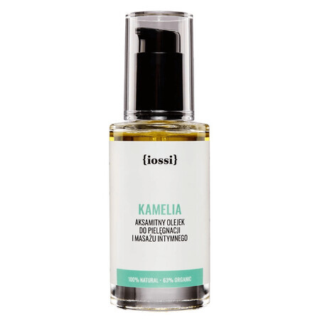 Iossi Camellia, fluweelzachte intieme verzorgings- en massageolie, 50 ml