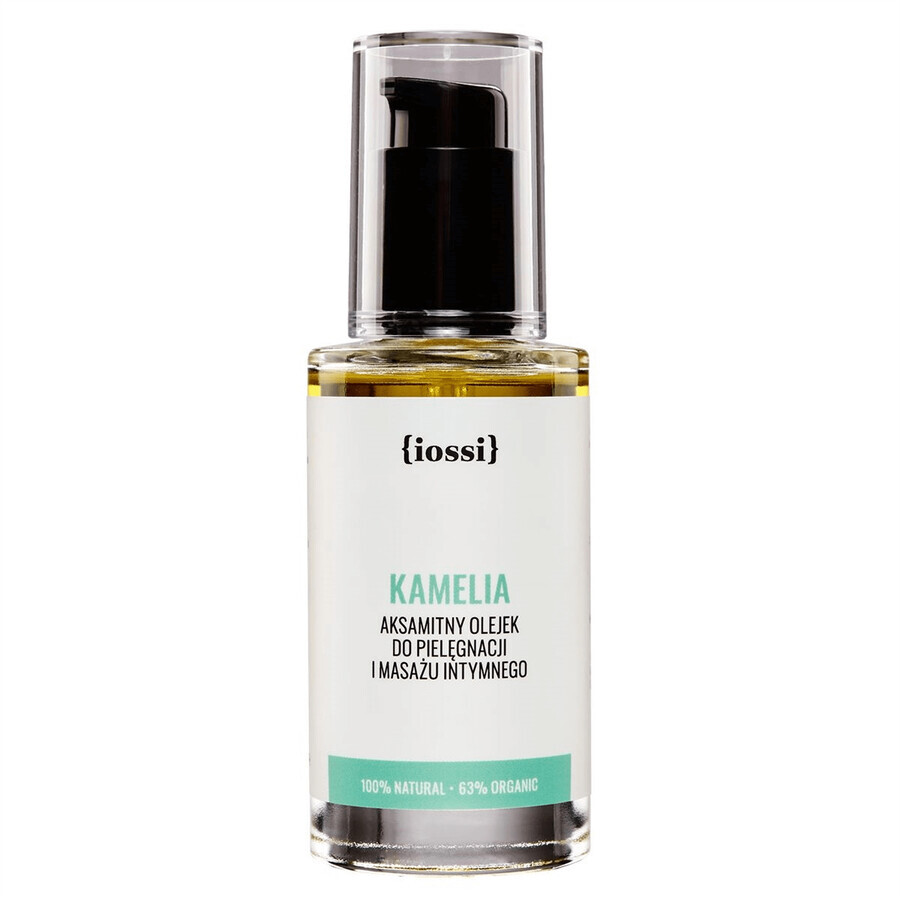 Iossi Camellia, fluweelzachte intieme verzorgings- en massageolie, 50 ml