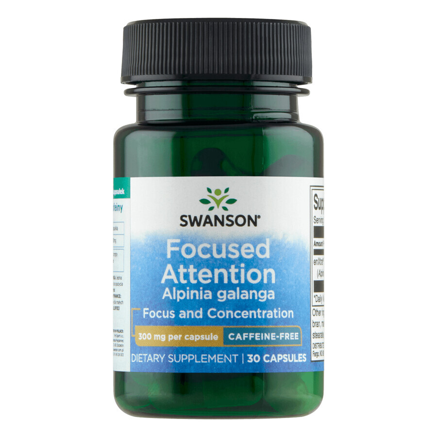 Swanson Gerichte aandacht, 30 capsules