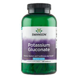 Swanson Potassium Gluconate, Potassium Gluconate, 250 Capsules