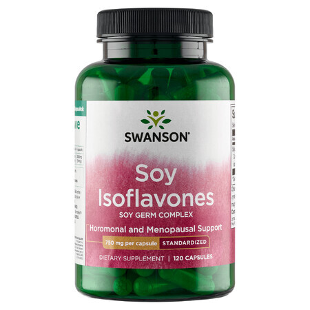 Swanson Soy Isoflavones, izoflavone de soia, 120 capsule