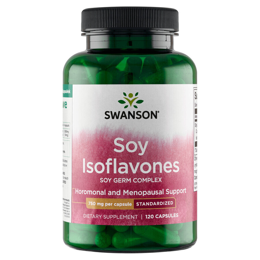 Swanson Soy Isoflavones, izoflavone de soia, 120 capsule