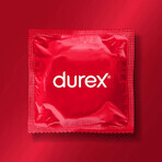 Durex Feel Thin Classic, condooms met meer glijmiddel, dun, 12 stuks